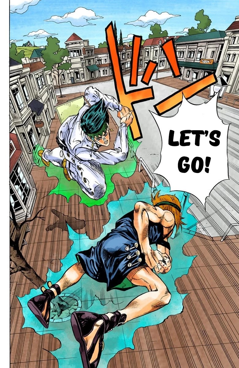 JoJo's Bizarre Adventure Part 4 - Diamond is Unbreakable (Official Colored) Chapter 109 page 14 - Chapter 109: RPS Kid is Coming! Part 4