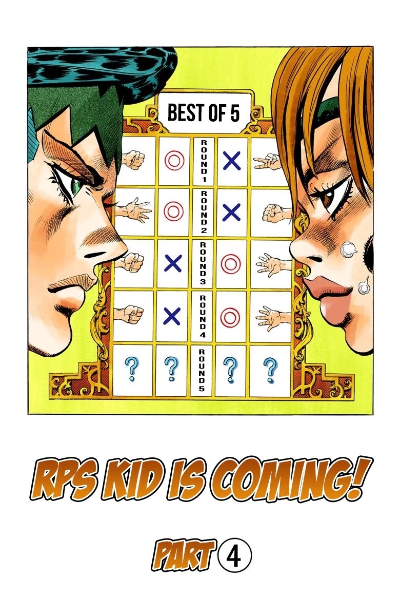 JoJo's Bizarre Adventure Part 4 - Diamond is Unbreakable (Official Colored) Chapter 109 page 2 - Chapter 109: RPS Kid is Coming! Part 4