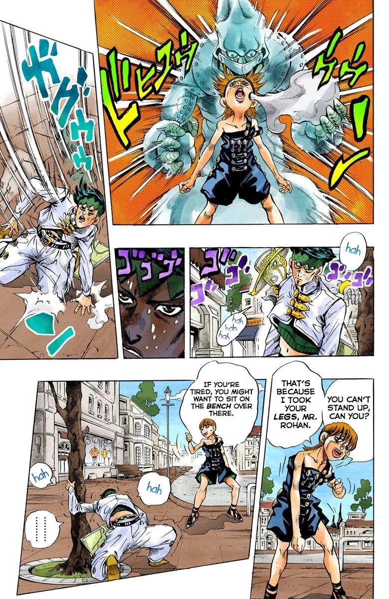 JoJo's Bizarre Adventure Part 4 - Diamond is Unbreakable (Official Colored) Chapter 109 page 6 - Chapter 109: RPS Kid is Coming! Part 4