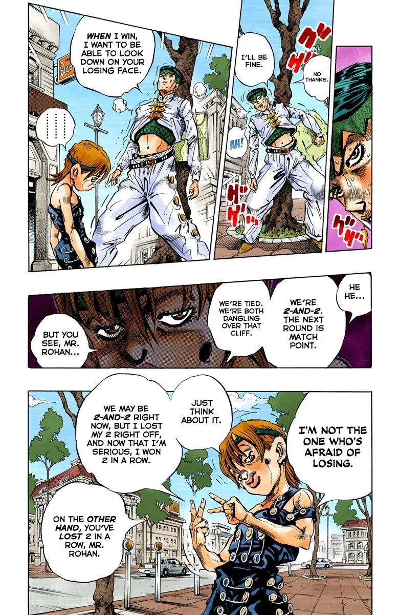 JoJo's Bizarre Adventure Part 4 - Diamond is Unbreakable (Official Colored) Chapter 109 page 7 - Chapter 109: RPS Kid is Coming! Part 4