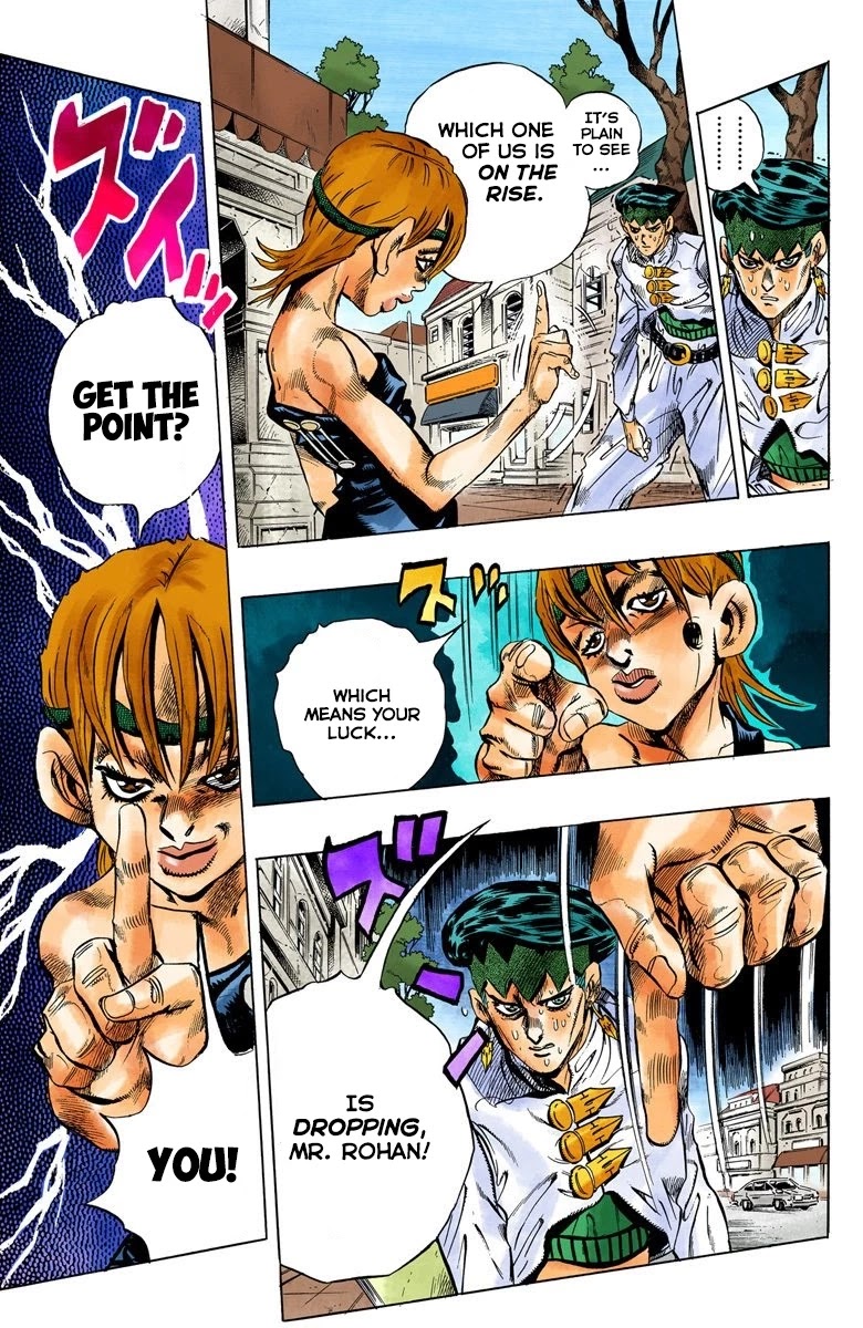 JoJo's Bizarre Adventure Part 4 - Diamond is Unbreakable (Official Colored) Chapter 109 page 8 - Chapter 109: RPS Kid is Coming! Part 4