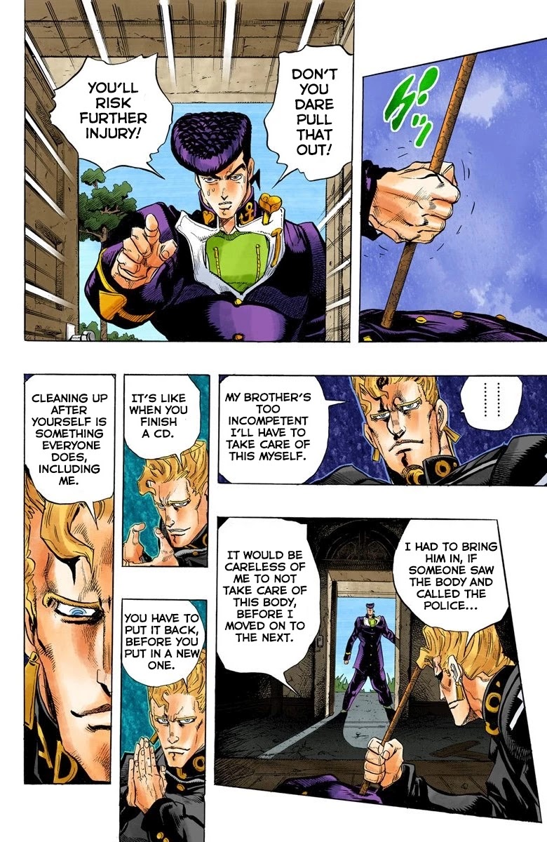 JoJo's Bizarre Adventure Part 4 - Diamond is Unbreakable (Official Colored) Chapter 11 page 13 - Chapter 11: The Nijimura Brothers - Part 3