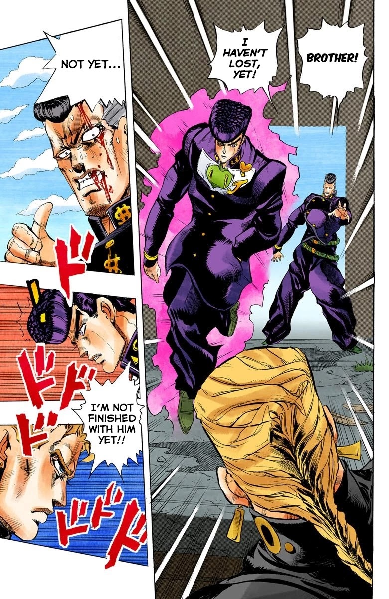 JoJo's Bizarre Adventure Part 4 - Diamond is Unbreakable (Official Colored) Chapter 11 page 16 - Chapter 11: The Nijimura Brothers - Part 3
