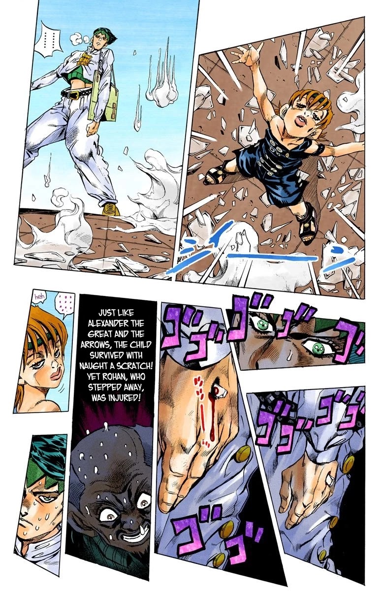 JoJo's Bizarre Adventure Part 4 - Diamond is Unbreakable (Official Colored) Chapter 110 page 10 - Chapter 110: RPS Kid is Coming! Part 5