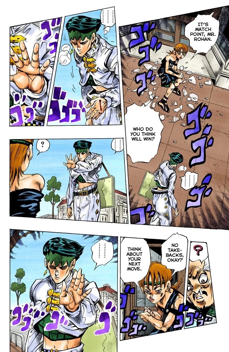 JoJo's Bizarre Adventure Part 4 - Diamond is Unbreakable (Official Colored) Chapter 110 page 11 - Chapter 110: RPS Kid is Coming! Part 5