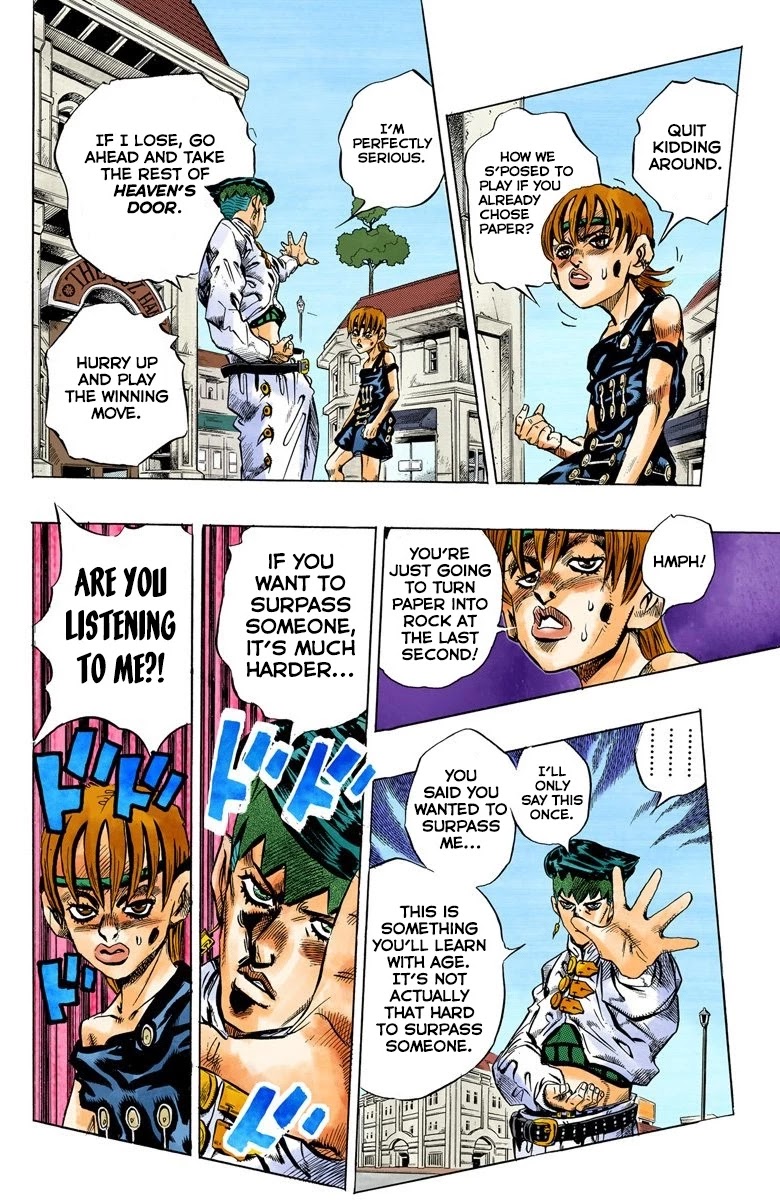 JoJo's Bizarre Adventure Part 4 - Diamond is Unbreakable (Official Colored) Chapter 110 page 13 - Chapter 110: RPS Kid is Coming! Part 5