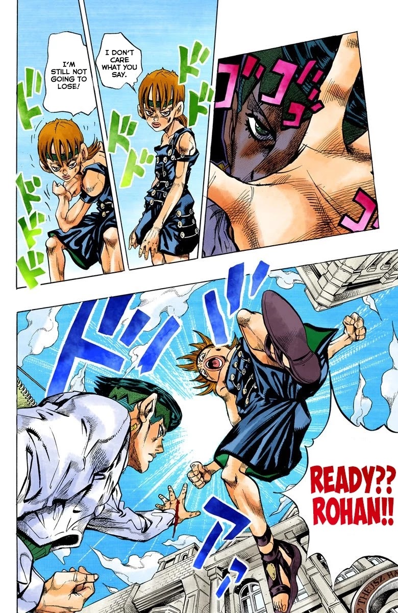 JoJo's Bizarre Adventure Part 4 - Diamond is Unbreakable (Official Colored) Chapter 110 page 15 - Chapter 110: RPS Kid is Coming! Part 5
