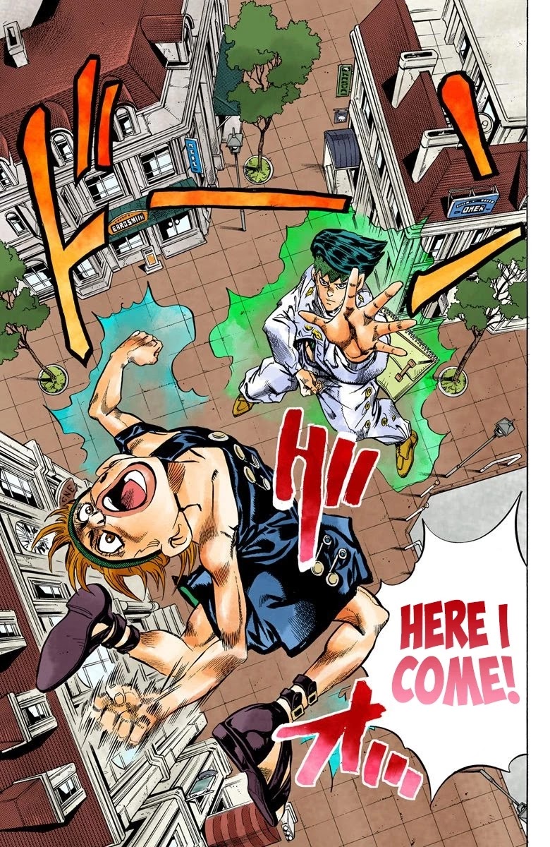 JoJo's Bizarre Adventure Part 4 - Diamond is Unbreakable (Official Colored) Chapter 110 page 16 - Chapter 110: RPS Kid is Coming! Part 5