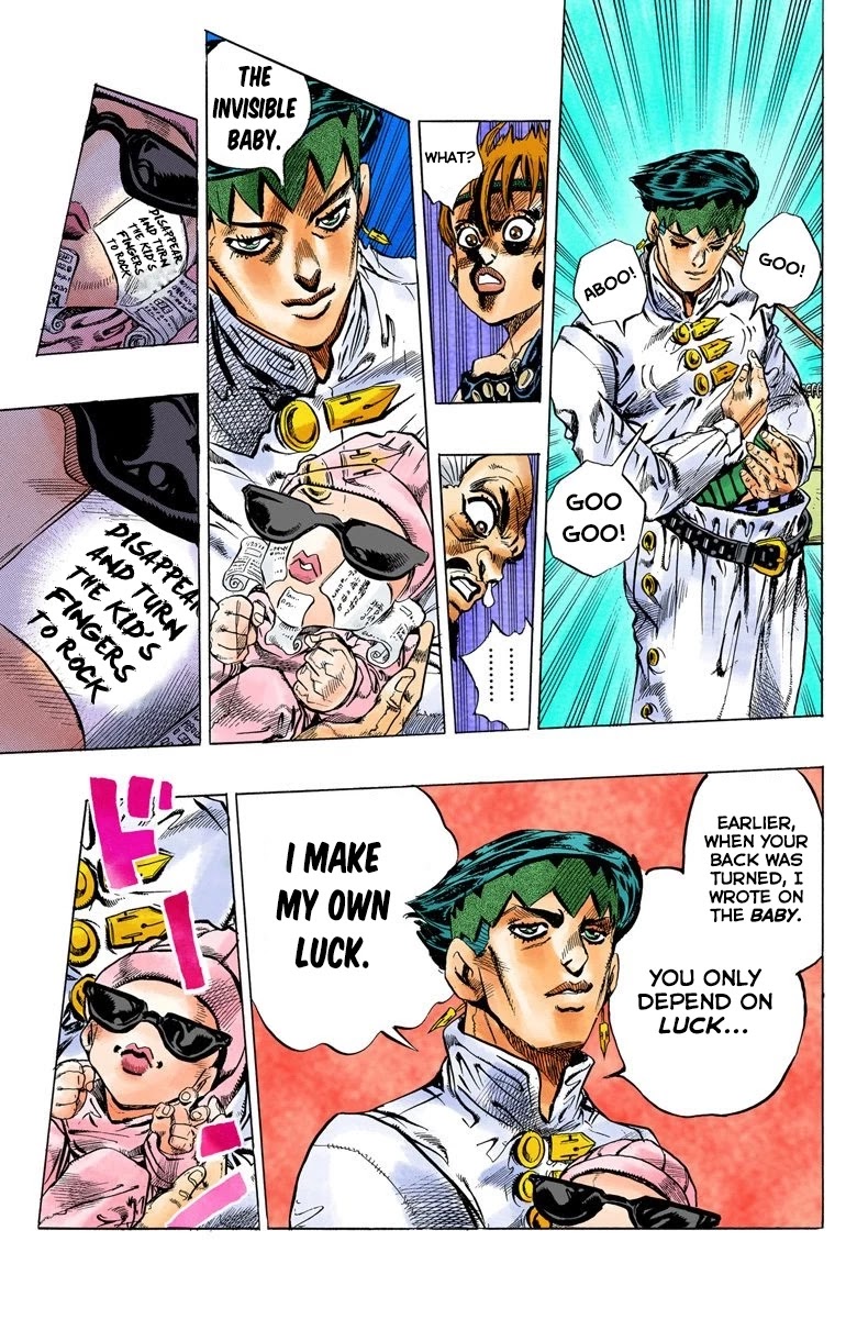 JoJo's Bizarre Adventure Part 4 - Diamond is Unbreakable (Official Colored) Chapter 110 page 20 - Chapter 110: RPS Kid is Coming! Part 5