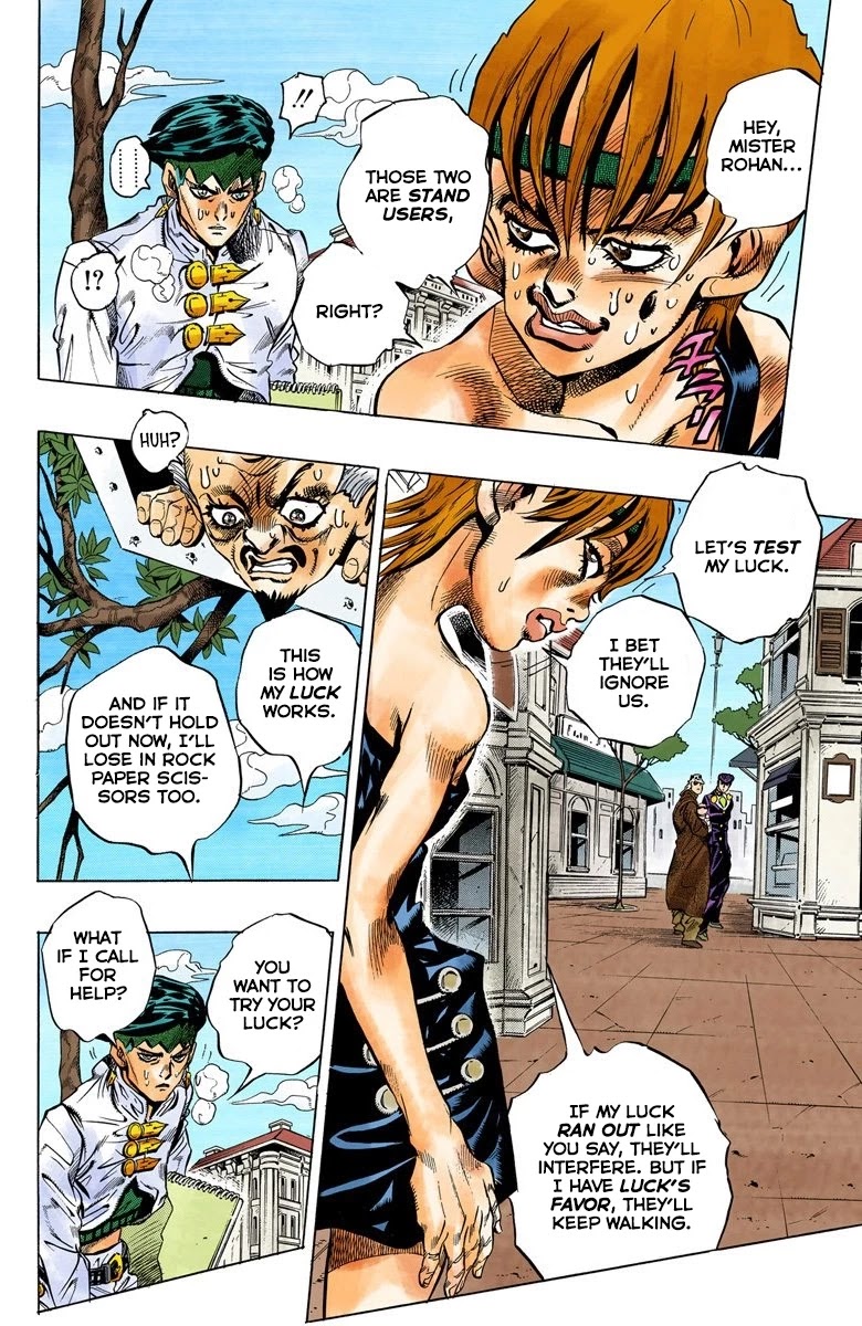 JoJo's Bizarre Adventure Part 4 - Diamond is Unbreakable (Official Colored) Chapter 110 page 5 - Chapter 110: RPS Kid is Coming! Part 5