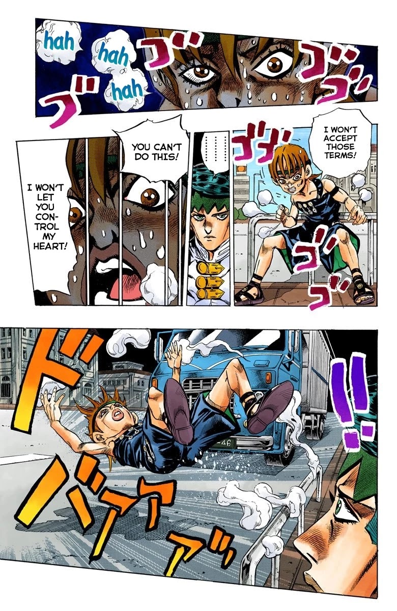 JoJo's Bizarre Adventure Part 4 - Diamond is Unbreakable (Official Colored) Chapter 111 page 11 - Chapter 111: RPS Kid is Coming! Part 6