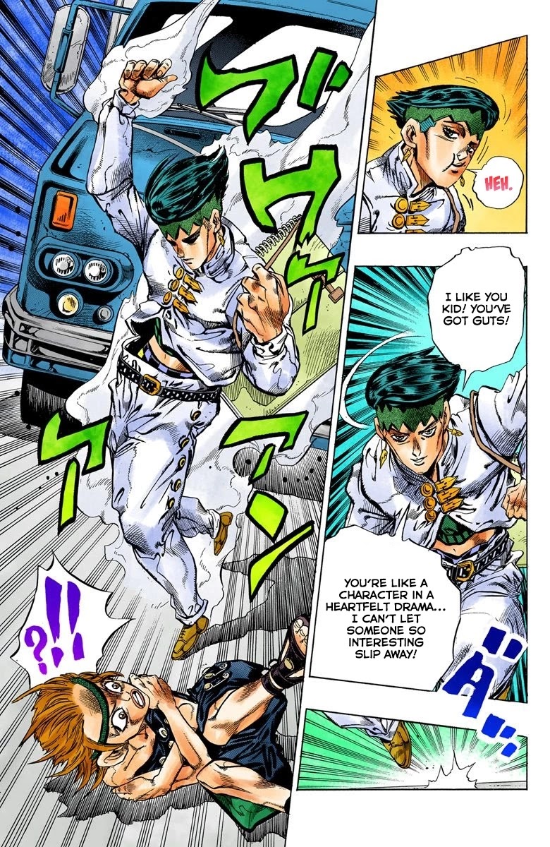 JoJo's Bizarre Adventure Part 4 - Diamond is Unbreakable (Official Colored) Chapter 111 page 13 - Chapter 111: RPS Kid is Coming! Part 6