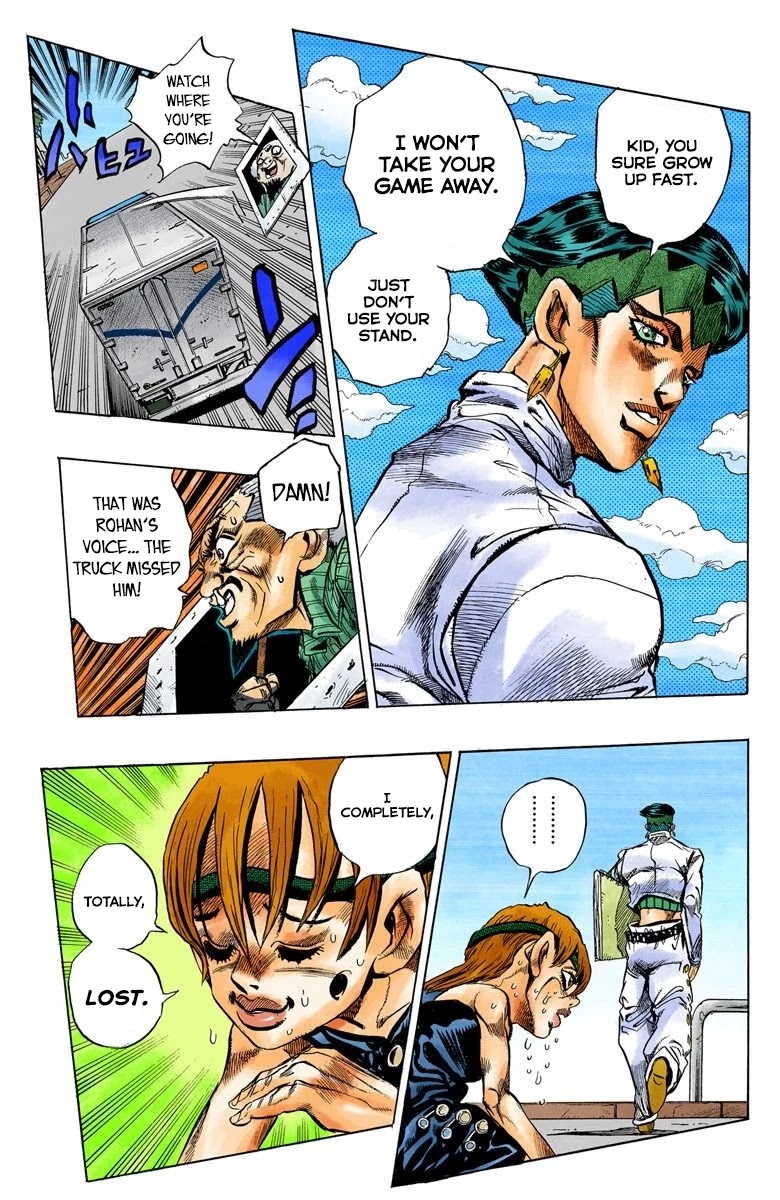 JoJo's Bizarre Adventure Part 4 - Diamond is Unbreakable (Official Colored) Chapter 111 page 17 - Chapter 111: RPS Kid is Coming! Part 6