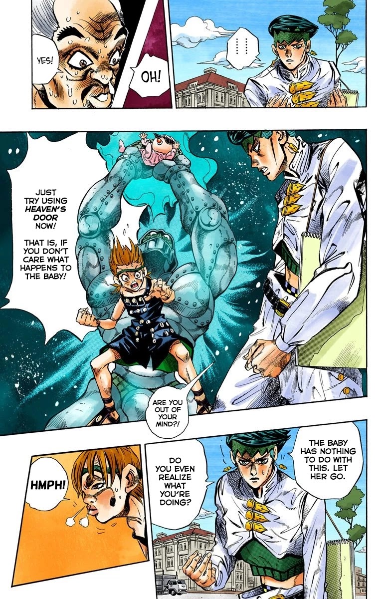 JoJo's Bizarre Adventure Part 4 - Diamond is Unbreakable (Official Colored) Chapter 111 page 3 - Chapter 111: RPS Kid is Coming! Part 6