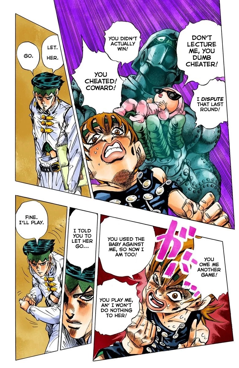 JoJo's Bizarre Adventure Part 4 - Diamond is Unbreakable (Official Colored) Chapter 111 page 4 - Chapter 111: RPS Kid is Coming! Part 6