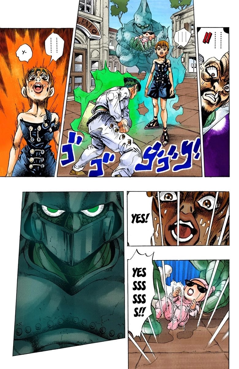 JoJo's Bizarre Adventure Part 4 - Diamond is Unbreakable (Official Colored) Chapter 111 page 5 - Chapter 111: RPS Kid is Coming! Part 6
