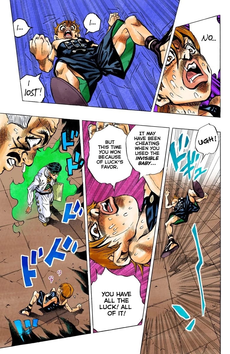 JoJo's Bizarre Adventure Part 4 - Diamond is Unbreakable (Official Colored) Chapter 111 page 9 - Chapter 111: RPS Kid is Coming! Part 6