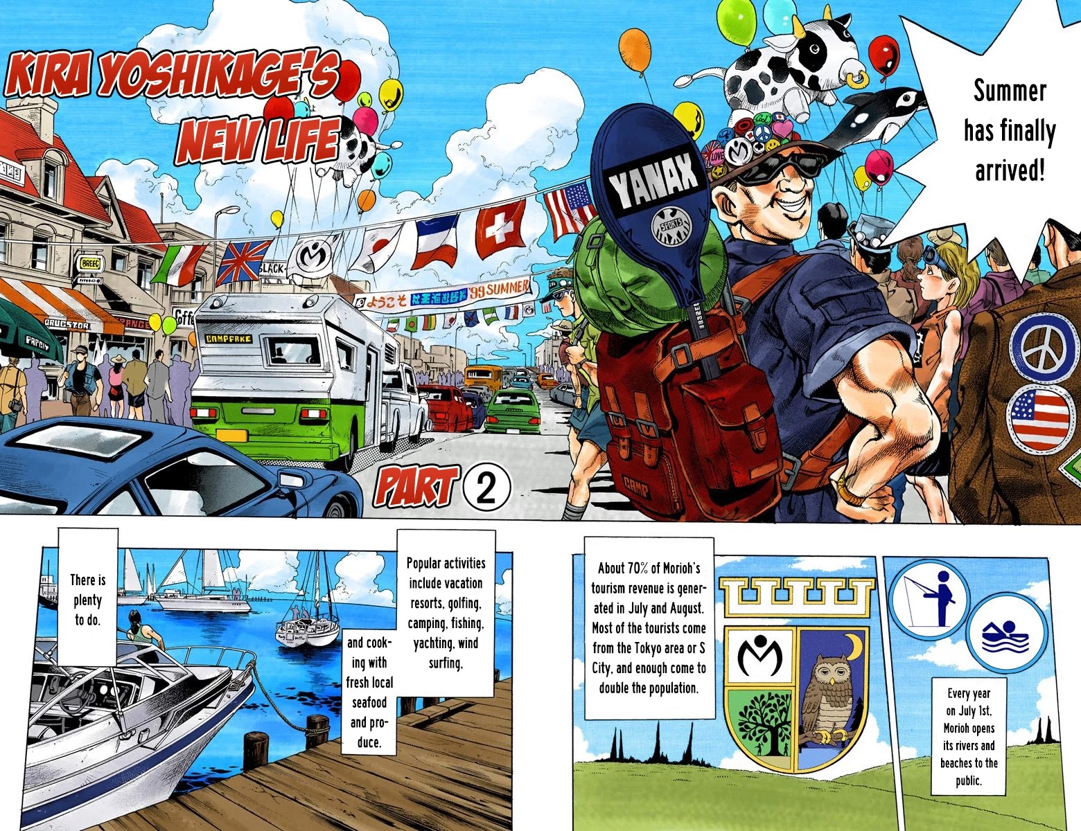 JoJo's Bizarre Adventure Part 4 - Diamond is Unbreakable (Official Colored) Chapter 112 page 1 - Chapter 112: Yoshikage Kira's New Life Part 2