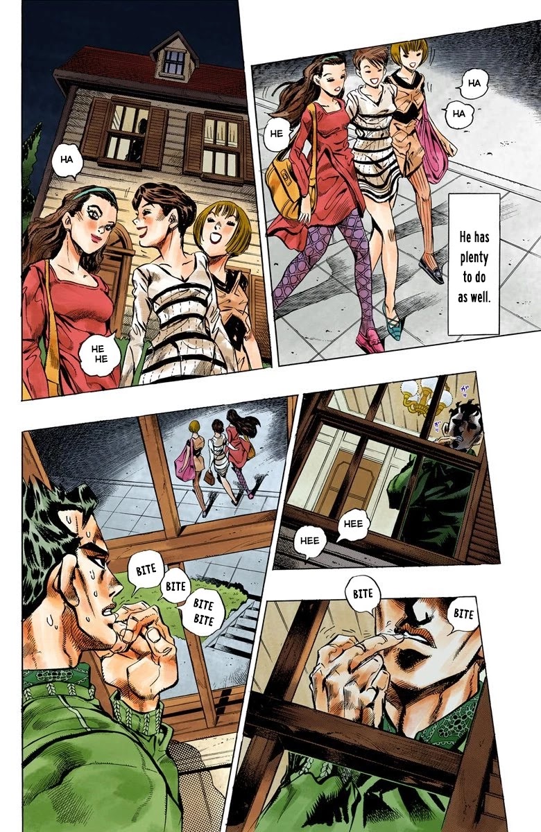 JoJo's Bizarre Adventure Part 4 - Diamond is Unbreakable (Official Colored) Chapter 112 page 2 - Chapter 112: Yoshikage Kira's New Life Part 2