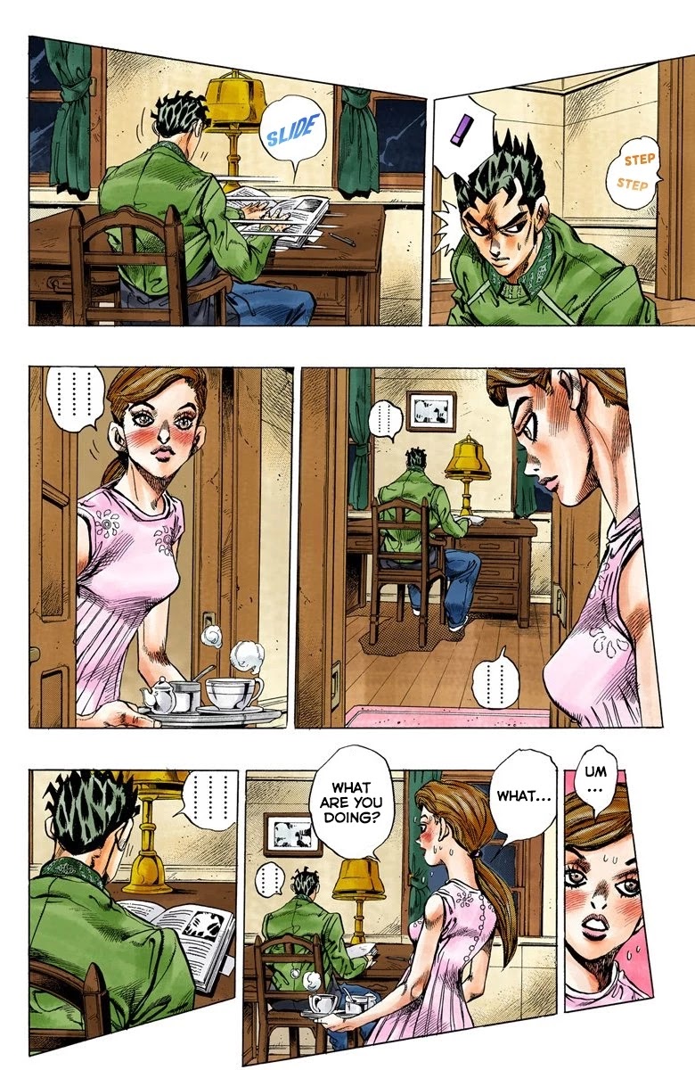 JoJo's Bizarre Adventure Part 4 - Diamond is Unbreakable (Official Colored) Chapter 112 page 6 - Chapter 112: Yoshikage Kira's New Life Part 2