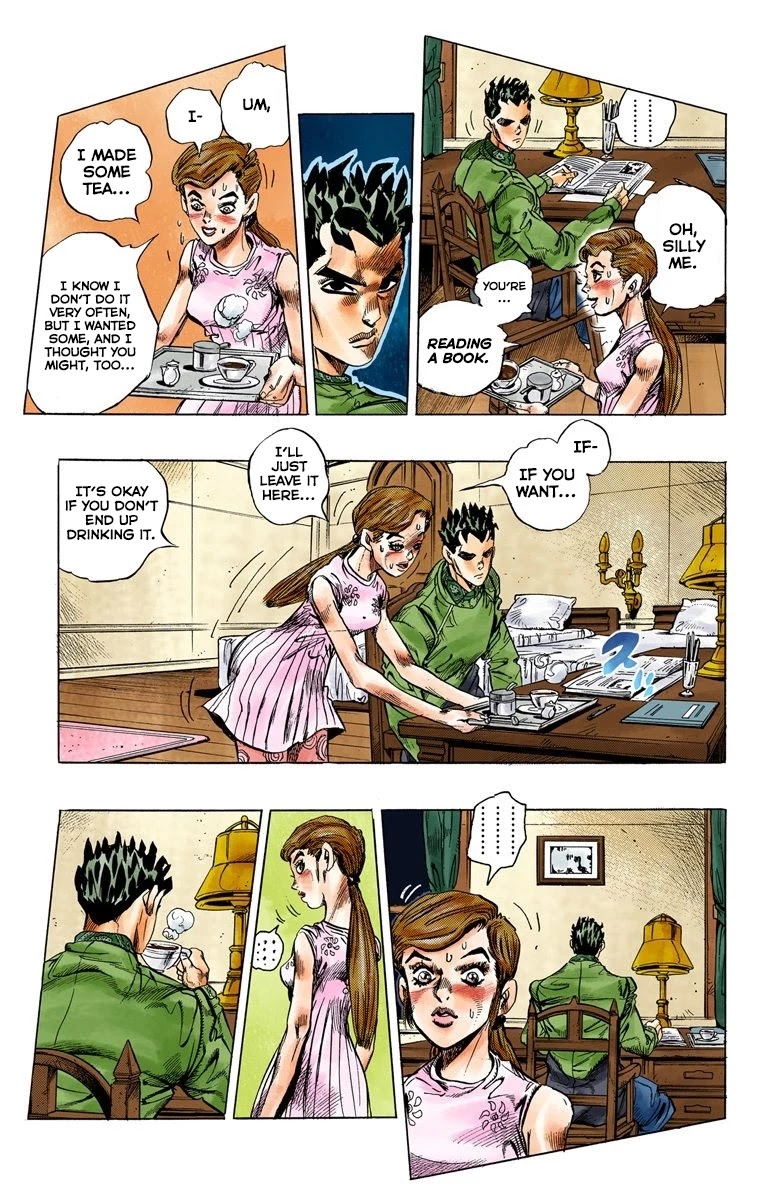 JoJo's Bizarre Adventure Part 4 - Diamond is Unbreakable (Official Colored) Chapter 112 page 7 - Chapter 112: Yoshikage Kira's New Life Part 2