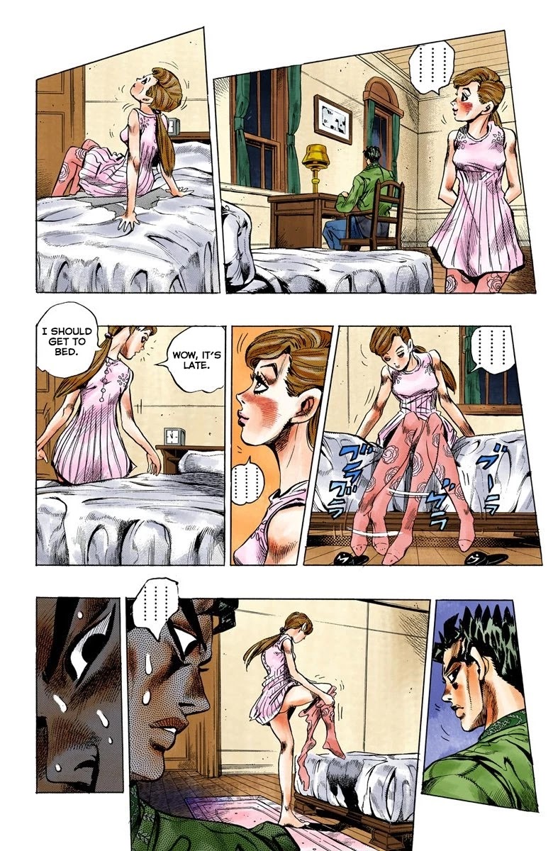JoJo's Bizarre Adventure Part 4 - Diamond is Unbreakable (Official Colored) Chapter 112 page 8 - Chapter 112: Yoshikage Kira's New Life Part 2