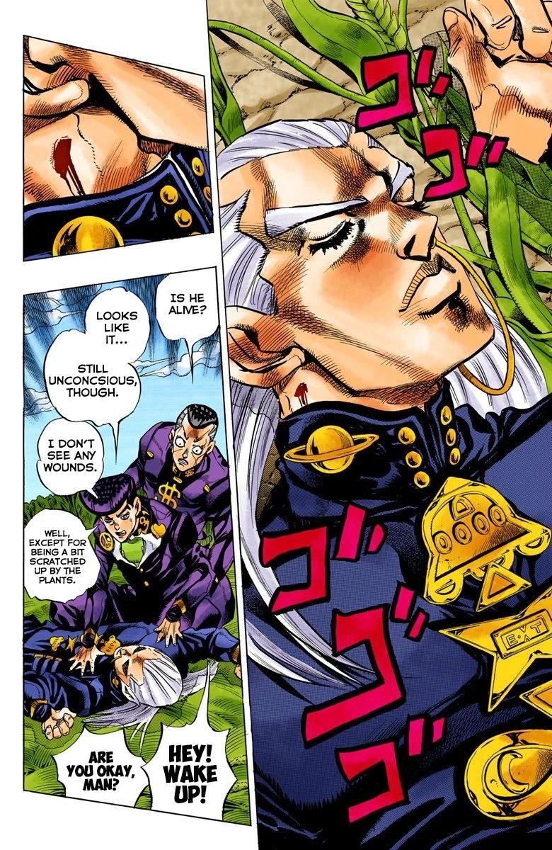 JoJo's Bizarre Adventure Part 4 - Diamond is Unbreakable (Official Colored) Chapter 113 page 10 - Chapter 113: I am an Alien! Part 1