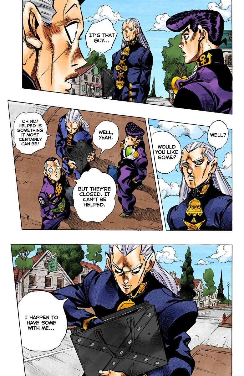 JoJo's Bizarre Adventure Part 4 - Diamond is Unbreakable (Official Colored) Chapter 113 page 19 - Chapter 113: I am an Alien! Part 1