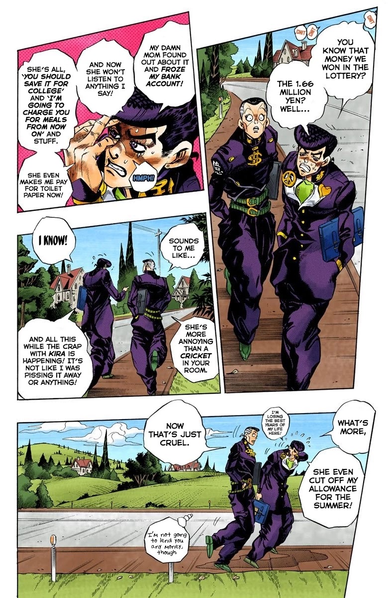 JoJo's Bizarre Adventure Part 4 - Diamond is Unbreakable (Official Colored) Chapter 113 page 3 - Chapter 113: I am an Alien! Part 1