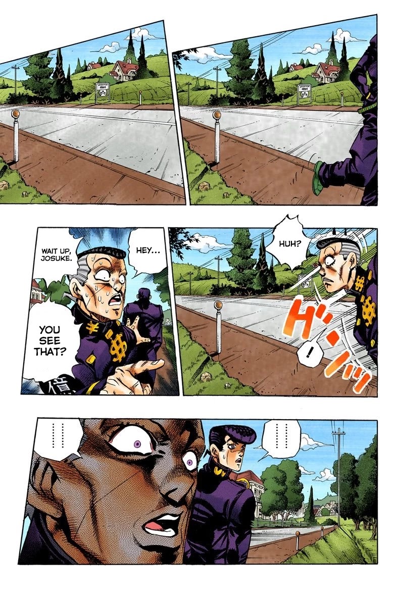 JoJo's Bizarre Adventure Part 4 - Diamond is Unbreakable (Official Colored) Chapter 113 page 4 - Chapter 113: I am an Alien! Part 1