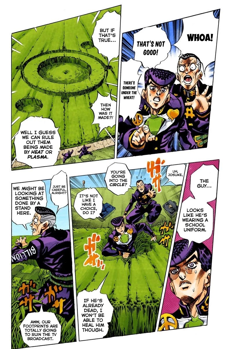 JoJo's Bizarre Adventure Part 4 - Diamond is Unbreakable (Official Colored) Chapter 113 page 8 - Chapter 113: I am an Alien! Part 1