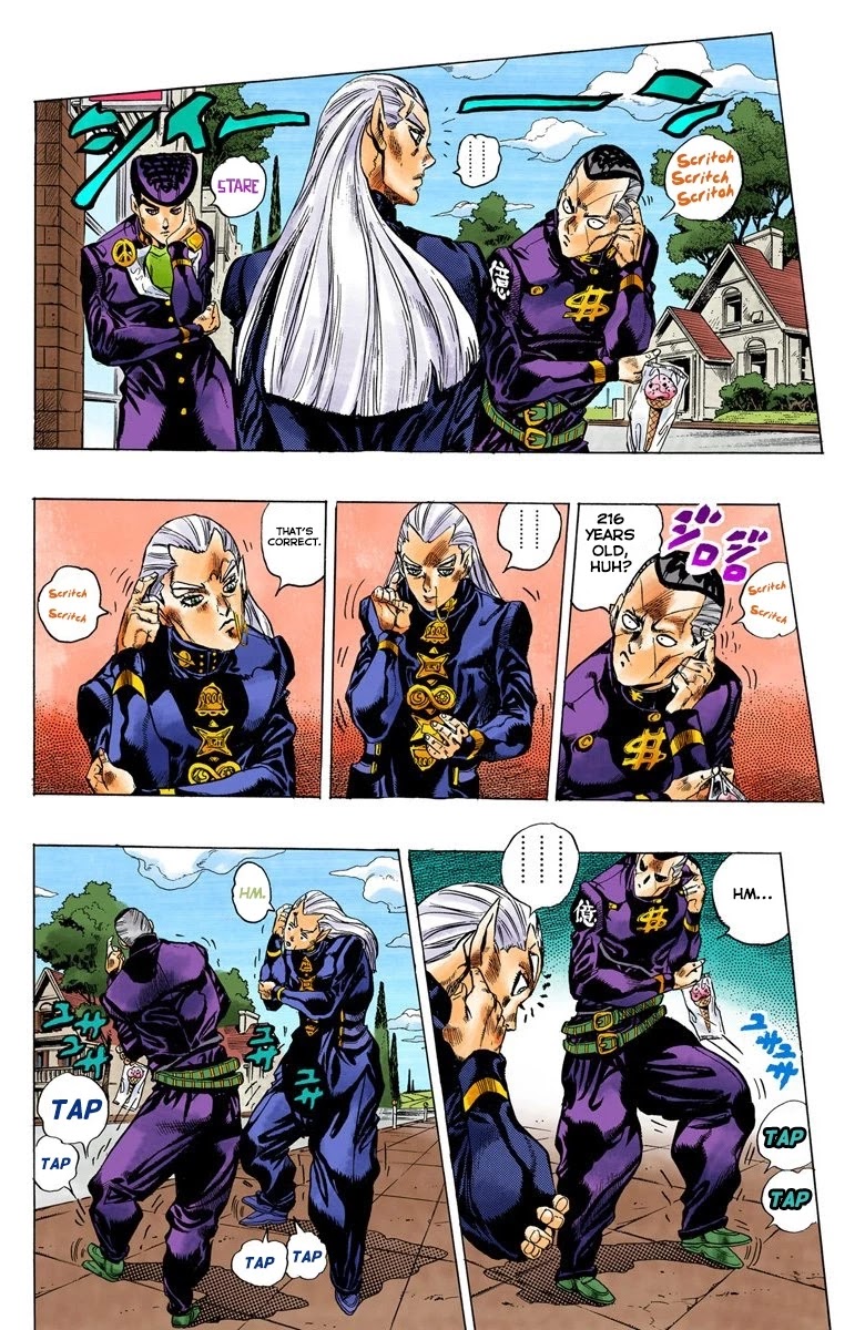 JoJo's Bizarre Adventure Part 4 - Diamond is Unbreakable (Official Colored) Chapter 114 page 5 - Chapter 114: I am an Alien! Part 2