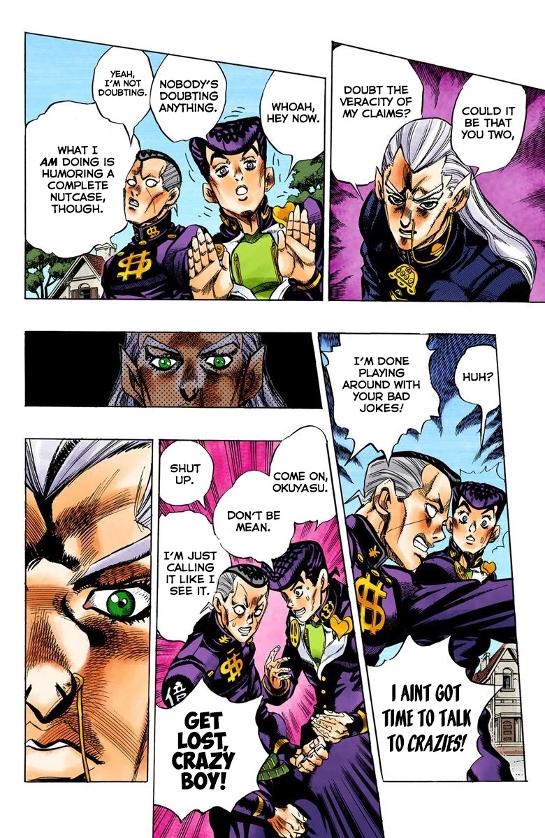 JoJo's Bizarre Adventure Part 4 - Diamond is Unbreakable (Official Colored) Chapter 114 page 9 - Chapter 114: I am an Alien! Part 2