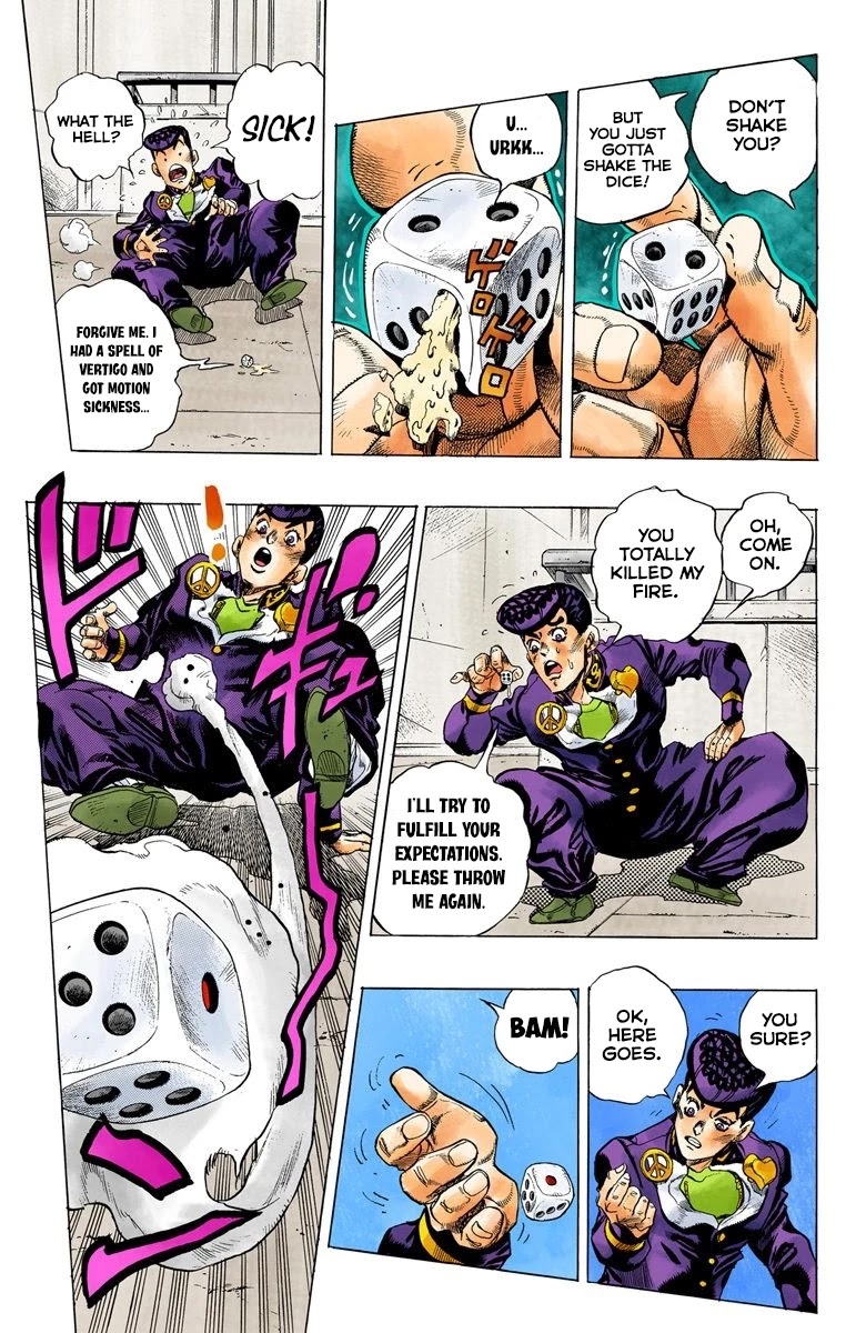 JoJo's Bizarre Adventure Part 4 - Diamond is Unbreakable (Official Colored) Chapter 115 page 14 - Chapter 115: I am an Alien! Part 3