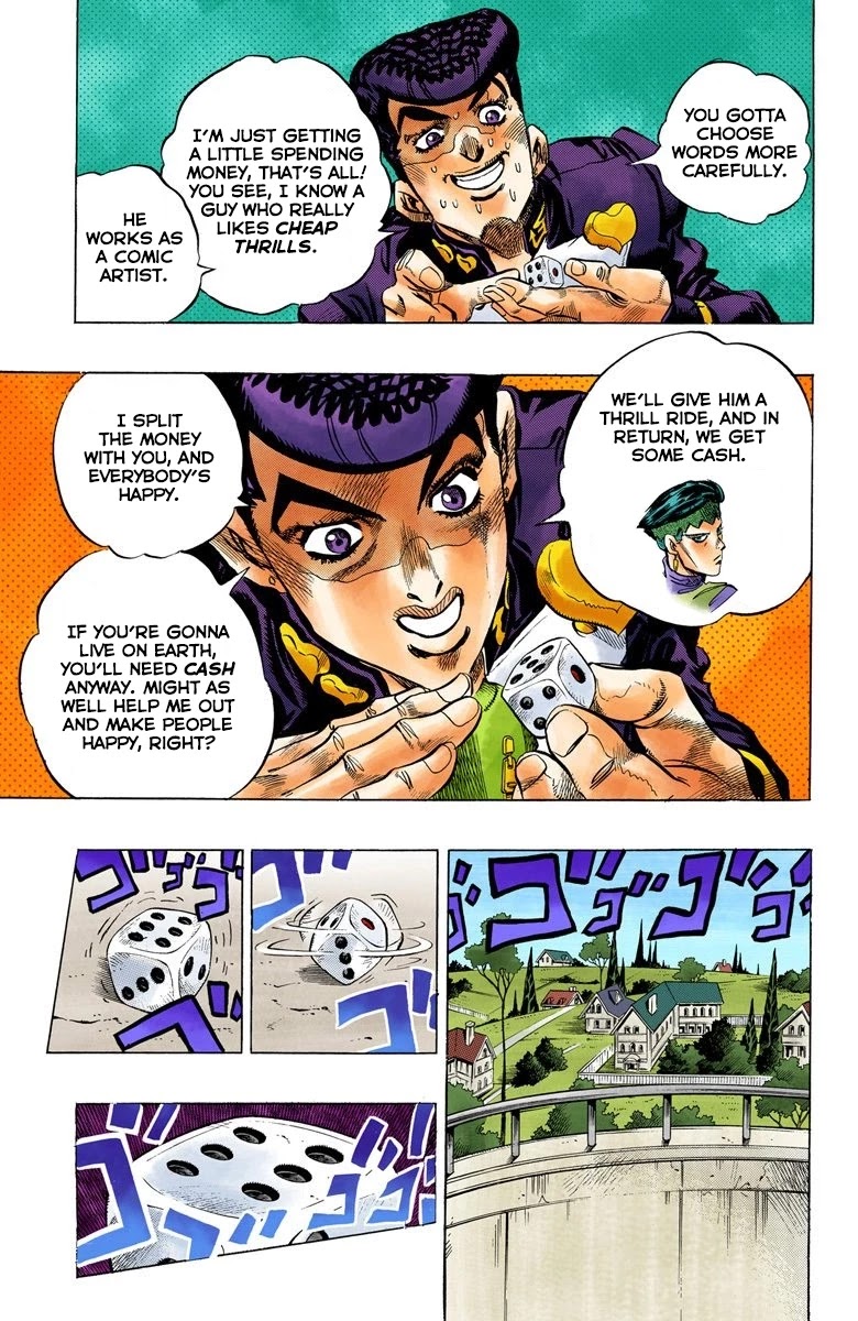 JoJo's Bizarre Adventure Part 4 - Diamond is Unbreakable (Official Colored) Chapter 115 page 16 - Chapter 115: I am an Alien! Part 3