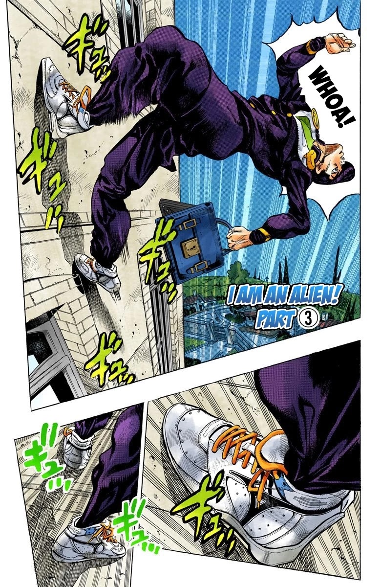 JoJo's Bizarre Adventure Part 4 - Diamond is Unbreakable (Official Colored) Chapter 115 page 3 - Chapter 115: I am an Alien! Part 3