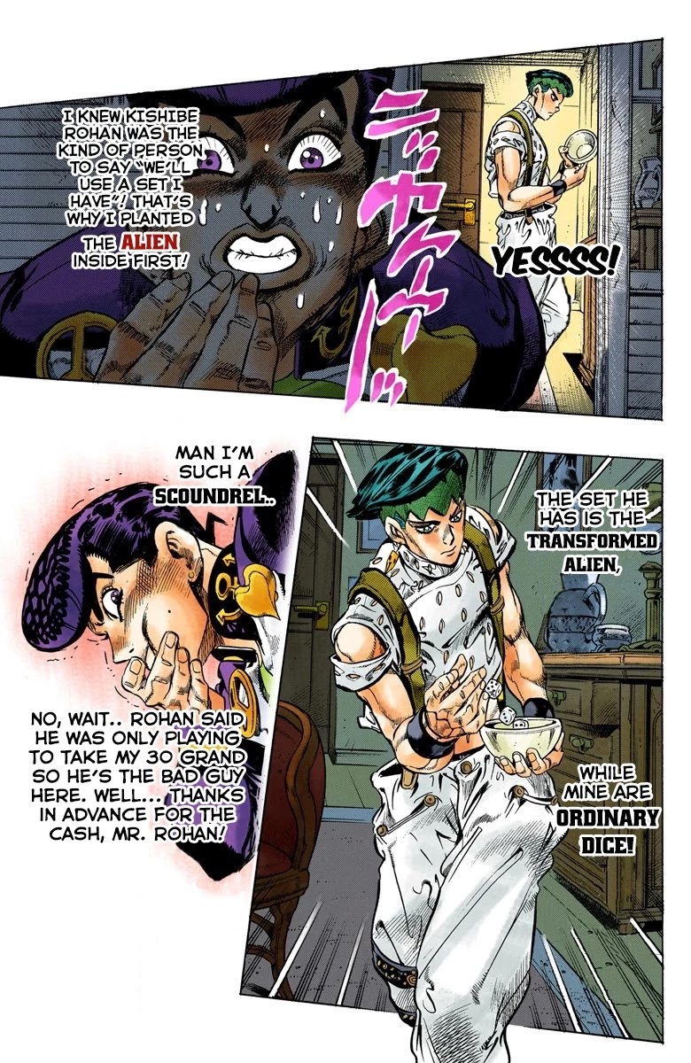 JoJo's Bizarre Adventure Part 4 - Diamond is Unbreakable (Official Colored) Chapter 116 page 10 - Chapter 116: I am an Alien! Part 4