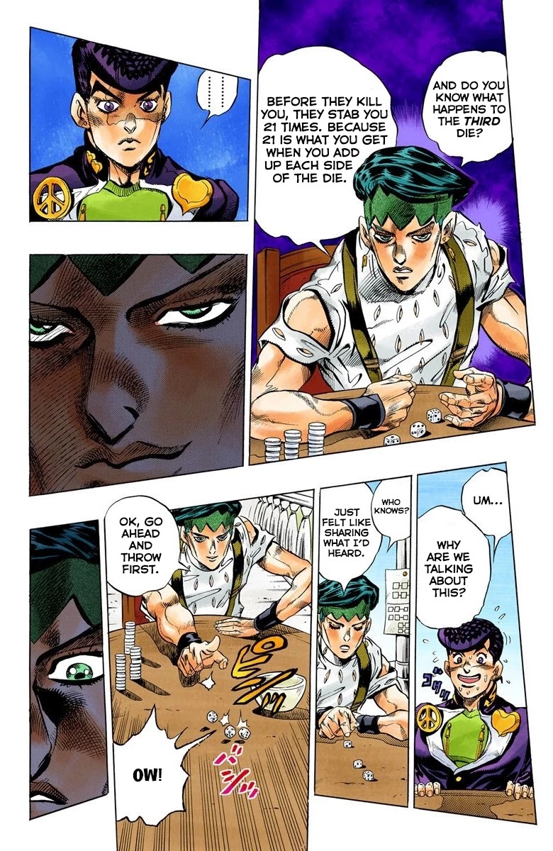 JoJo's Bizarre Adventure Part 4 - Diamond is Unbreakable (Official Colored) Chapter 116 page 15 - Chapter 116: I am an Alien! Part 4