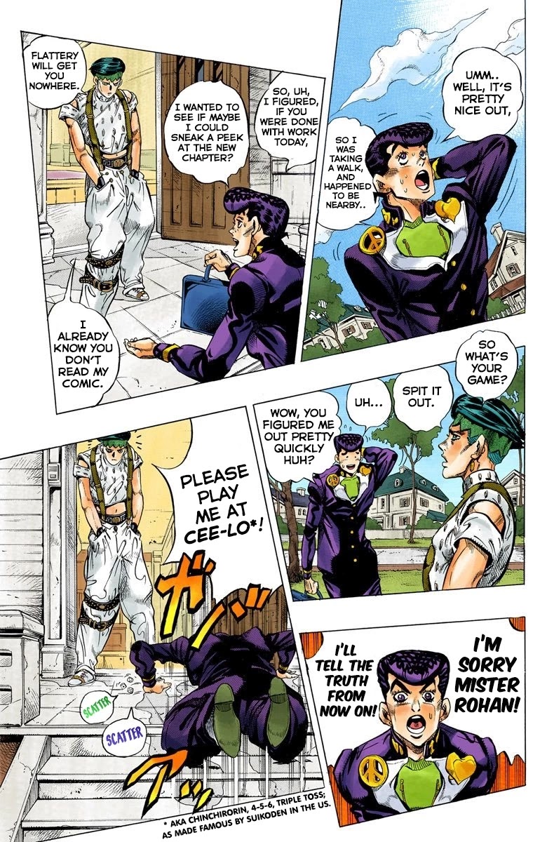 JoJo's Bizarre Adventure Part 4 - Diamond is Unbreakable (Official Colored) Chapter 116 page 4 - Chapter 116: I am an Alien! Part 4