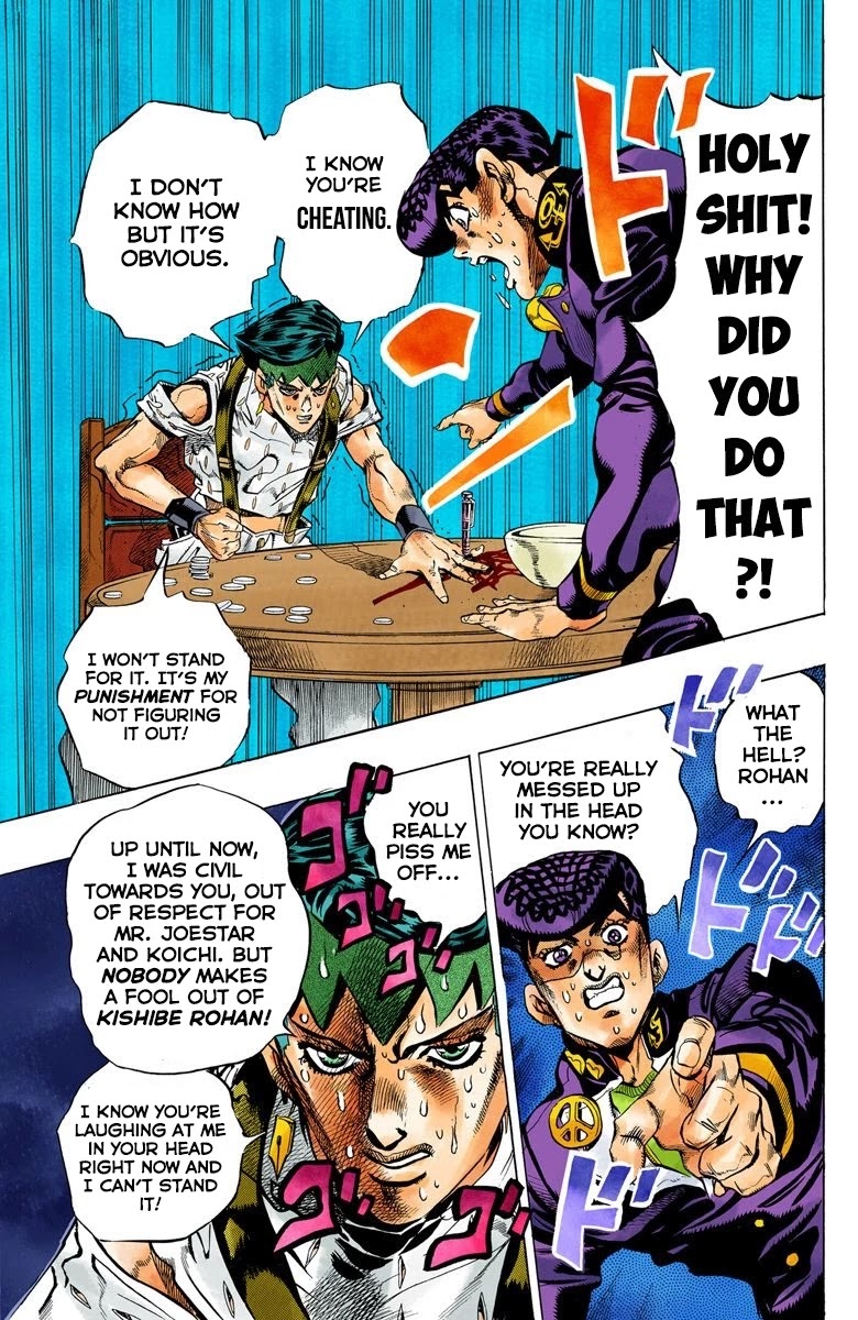 JoJo's Bizarre Adventure Part 4 - Diamond is Unbreakable (Official Colored) Chapter 117 page 13 - Chapter 117: I am an Alien! Part 5
