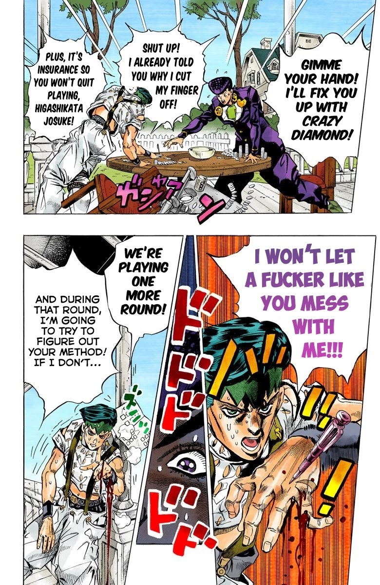 JoJo's Bizarre Adventure Part 4 - Diamond is Unbreakable (Official Colored) Chapter 117 page 14 - Chapter 117: I am an Alien! Part 5