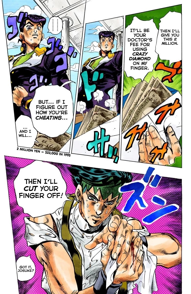 JoJo's Bizarre Adventure Part 4 - Diamond is Unbreakable (Official Colored) Chapter 117 page 15 - Chapter 117: I am an Alien! Part 5