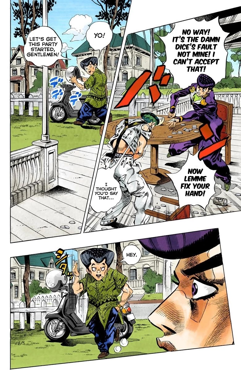 JoJo's Bizarre Adventure Part 4 - Diamond is Unbreakable (Official Colored) Chapter 117 page 16 - Chapter 117: I am an Alien! Part 5