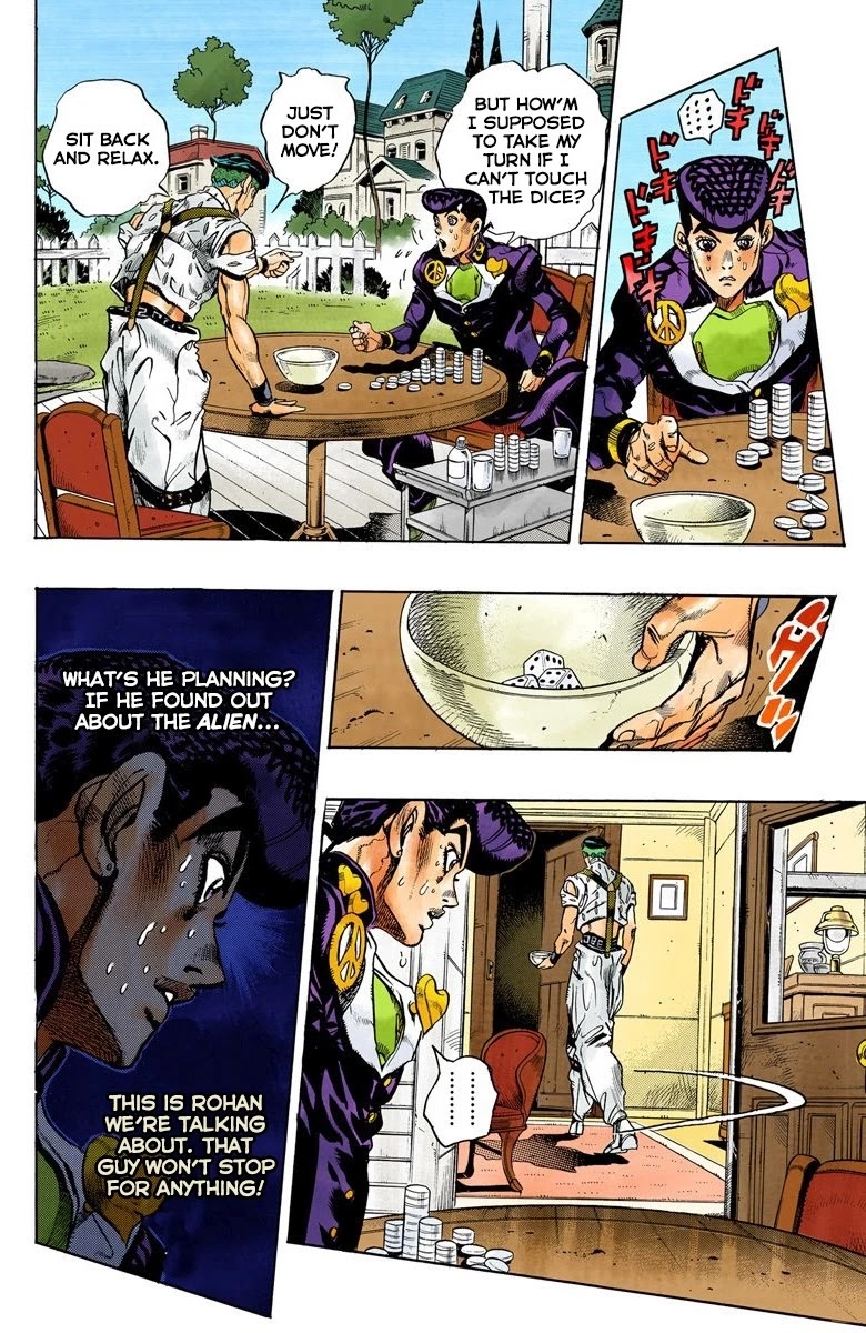 JoJo's Bizarre Adventure Part 4 - Diamond is Unbreakable (Official Colored) Chapter 117 page 2 - Chapter 117: I am an Alien! Part 5