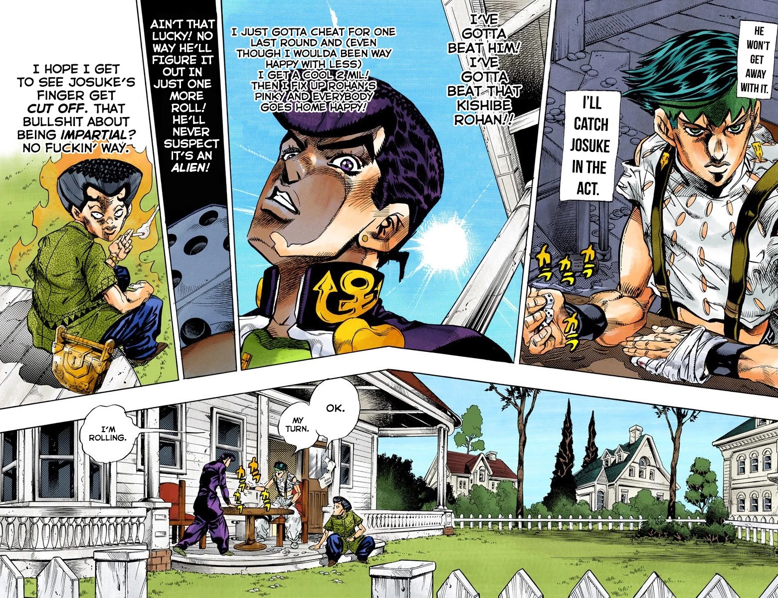 JoJo's Bizarre Adventure Part 4 - Diamond is Unbreakable (Official Colored) Chapter 118 page 1 - Chapter 118: I am an Alien! Part 6