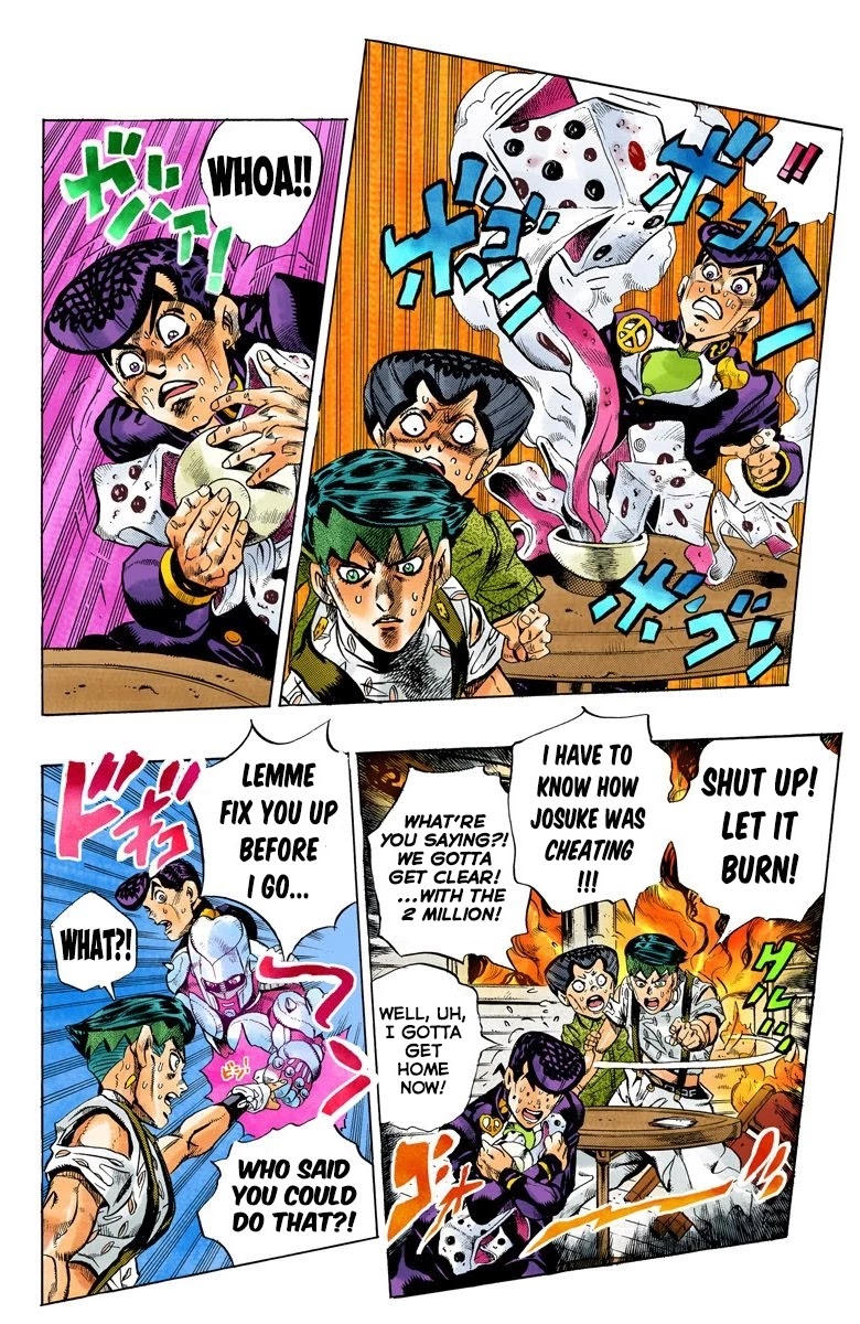 JoJo's Bizarre Adventure Part 4 - Diamond is Unbreakable (Official Colored) Chapter 118 page 17 - Chapter 118: I am an Alien! Part 6