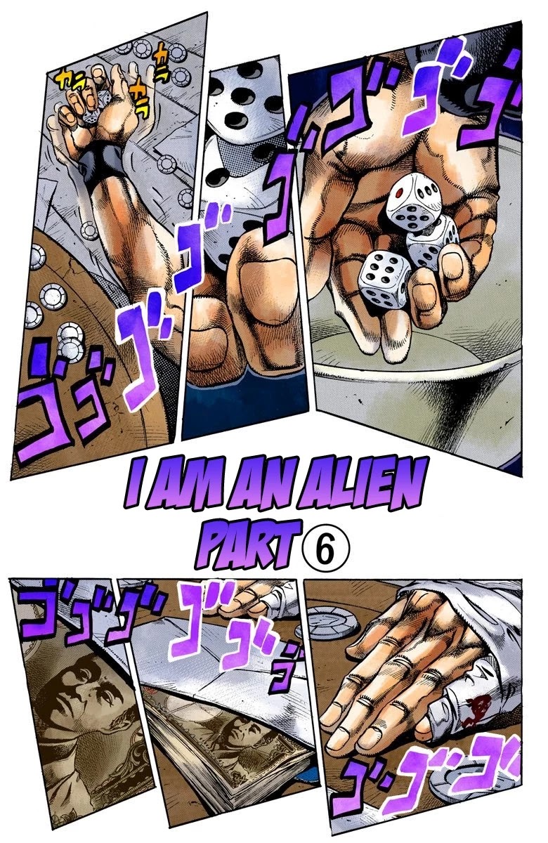 JoJo's Bizarre Adventure Part 4 - Diamond is Unbreakable (Official Colored) Chapter 118 page 2 - Chapter 118: I am an Alien! Part 6