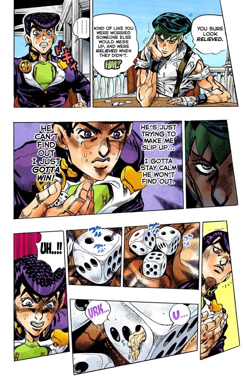 JoJo's Bizarre Adventure Part 4 - Diamond is Unbreakable (Official Colored) Chapter 118 page 5 - Chapter 118: I am an Alien! Part 6