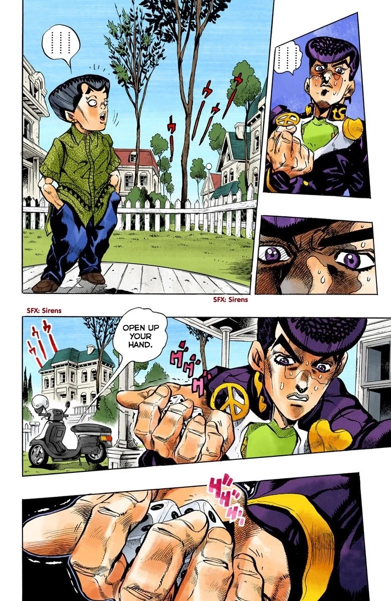 JoJo's Bizarre Adventure Part 4 - Diamond is Unbreakable (Official Colored) Chapter 118 page 7 - Chapter 118: I am an Alien! Part 6