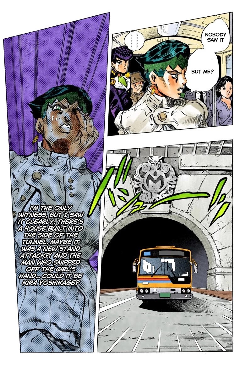 JoJo's Bizarre Adventure Part 4 - Diamond is Unbreakable (Official Colored) Chapter 119 page 19 - Chapter 119: Highway Star Part 1